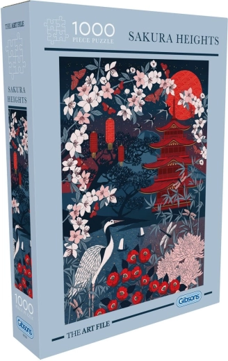 Puzzle Gibsons The Art File: Sakura, 1000 piezas