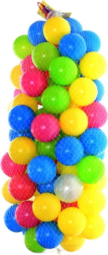 Pelotas de bebé de colores para piscina 6 cm (100 uds.)