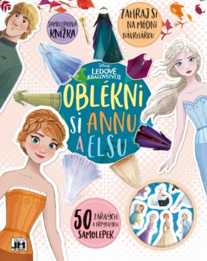 JIRI MODELS Vístete: Libro de pegatinas Frozen 2