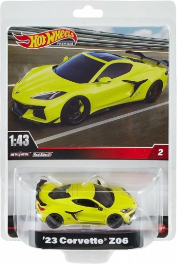 Hot Wheels Premium 1:43 – coche deportivo Corvette modelo de colección