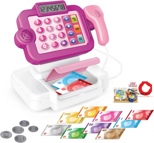 Caja registradora electrónica infantil Mini Tienda - rosa