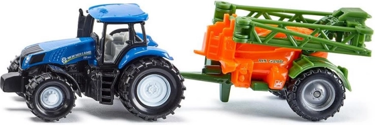 Tractor Siku con pulverizador – modelo metálico