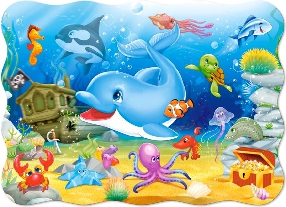 Puzle de 30 piezas Amigos Submarinos