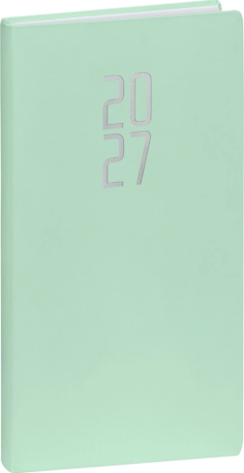 Agenda de bolsillo Notique Ponza 2027 color menta 9 × 15,5 cm