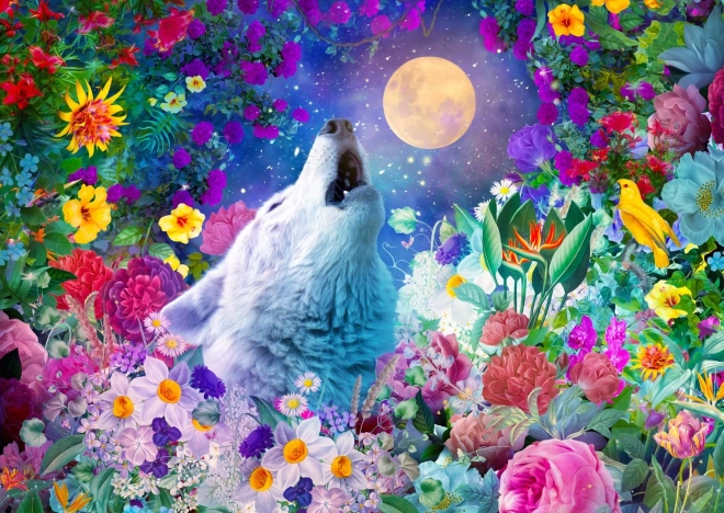 Puzzle luna del lobo 1000 piezas