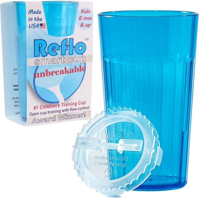 REFLO vaso de entrenamiento irrompible para niños – azul