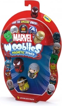 Wooblies figuritas magnéticas 4 uds – set de colección MARVEL