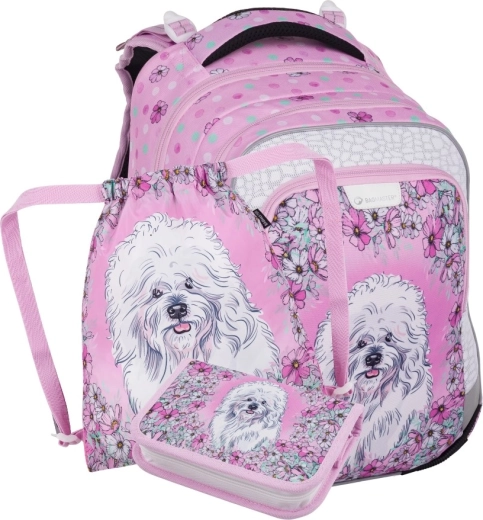 Pequeño set escolar Bagmaster para alumnos de primer curso LUMI 24 G Perrito