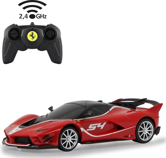 Coche RC Jamara Ferrari FXX K Evo 1:24 rojo, 2,4 GHz