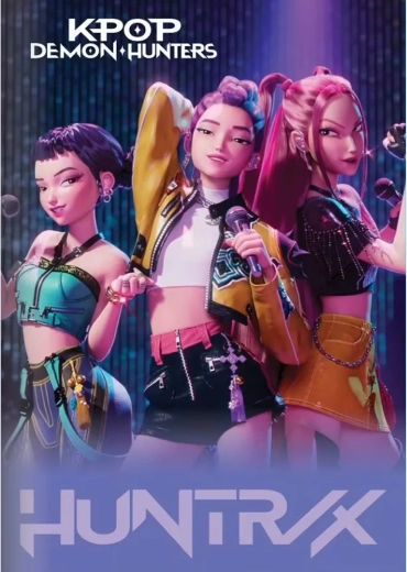 Cuaderno escolar rayado KPop Demon Hunters A4 50 páginas morado