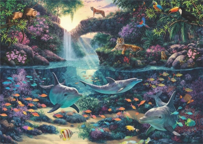 Puzzle Anatolian Paraíso en medio de la jungla 3000 piezas