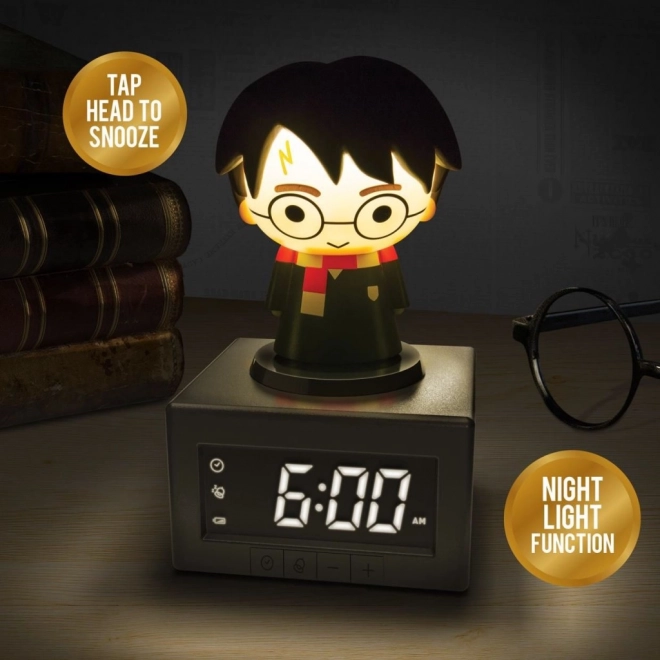 Despertador de sobremesa luminoso HARRY POTTER con alimentación USB