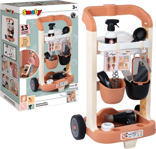 Carrito para pequeña peluquera con accesorios