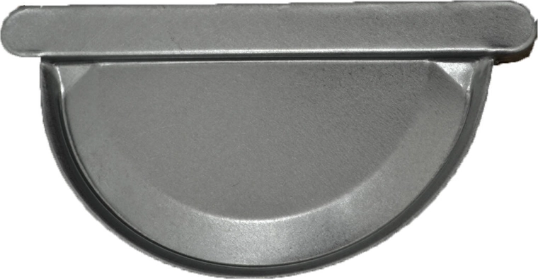 Testero de canalón 330 mm galvanizado