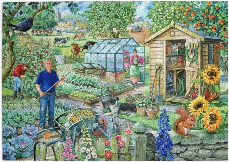 House of Puzzles Puzzle En el jardín, 1000 piezas