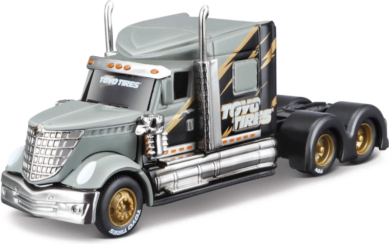 Maisto International Lone Star modelo de camión gris 1:64