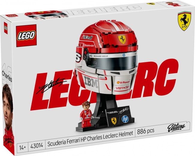 LEGO Editions casco Charles Leclerc Scuderia Ferrari HP