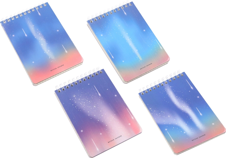 Cuaderno de espiral Zodiac de 10 × 14 cm, 80 páginas - 1 unidad