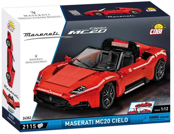 Kit de construcción COBI Maserati MC20 Cielo a escala 1:12 (2115 piezas)