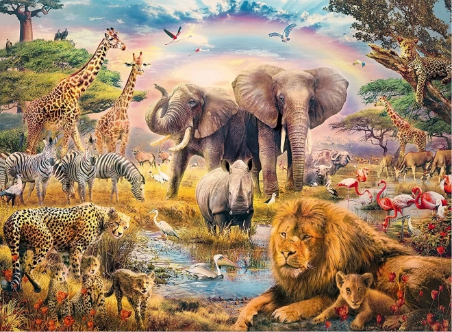 Puzzle Ravensburger African Safari 100 piezas