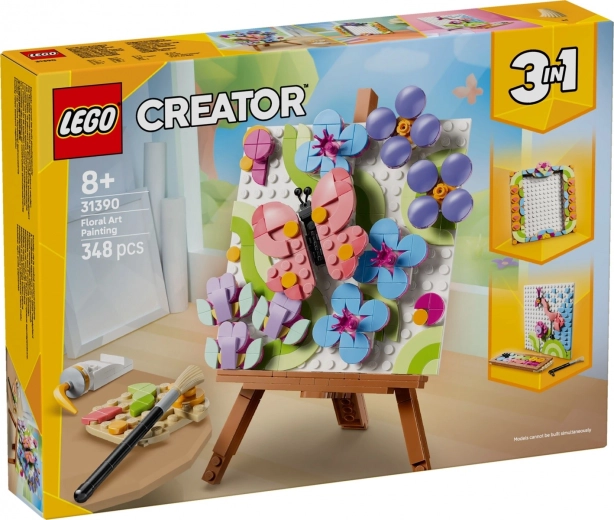 LEGO Creator cuadro decorativo con flores 3 en 1