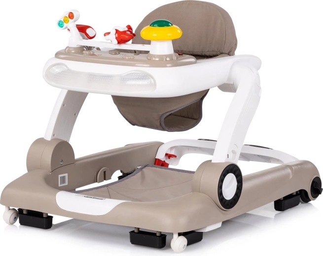 Andador infantil interactivo 4 en 1 Little Explorer – beige