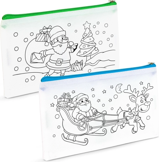 Estuche para colorear con 4 rotuladores - 1 unidad