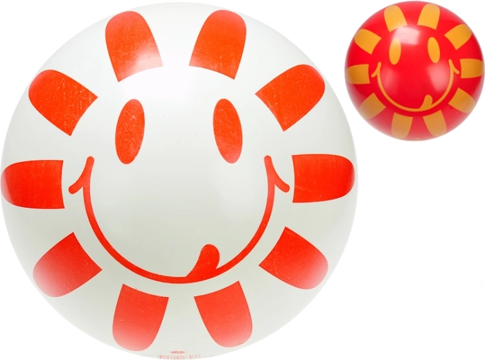 Pelota infantil de goma con motivo floral de 23 cm