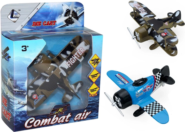 Caja metálica Avión