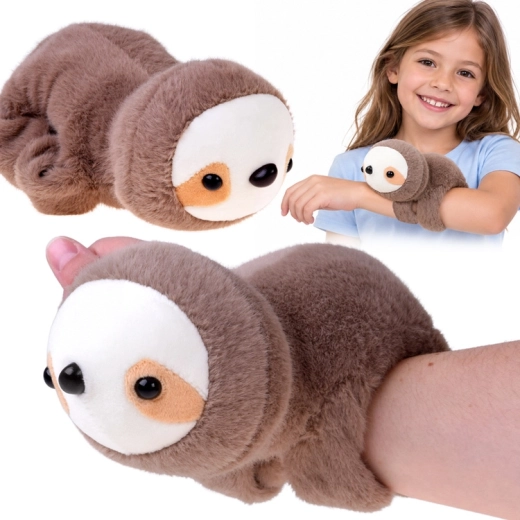 Perezoso de peluche para llevar en la mano - 1 unidad