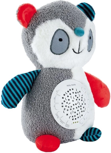 lámpara nocturna de peluche panda con proyector MILLY MALLY