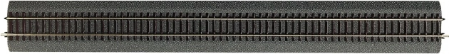Roco Line vía recta con balasto 1 ud.