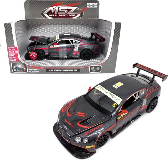 Modelo metálico Bentley Continental GT3 Concept 1:24 con luces y sonido