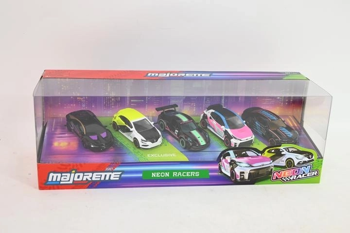Majorette Neon Racer paquete de 5