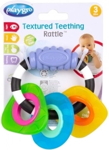 Playgro mordedor sonajero con formas para bebés