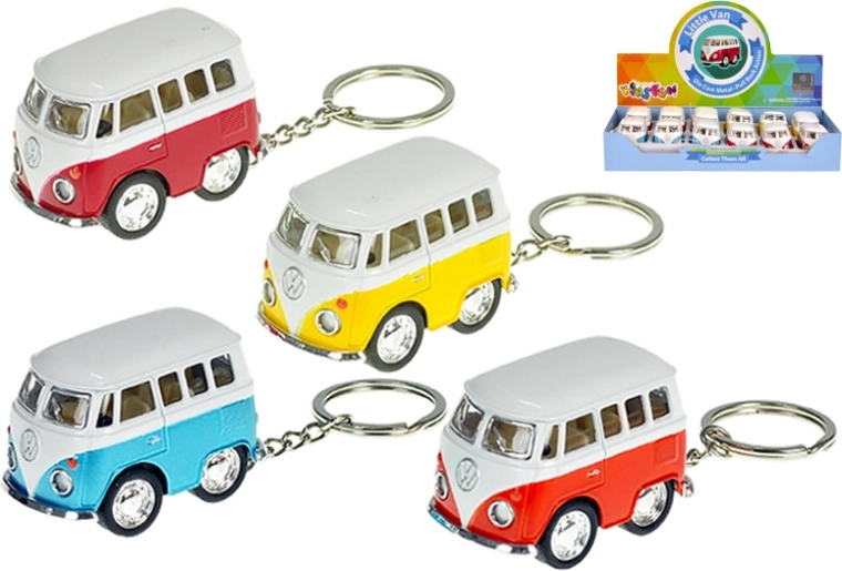 Llavero Volkswagen microbús con mecanismo de cuerda