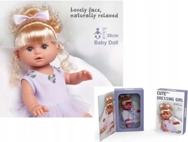 Muñeca Madej con vestido de 39 cm