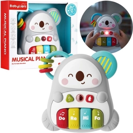 Pianito musical infantil con forma de koala Babylioni