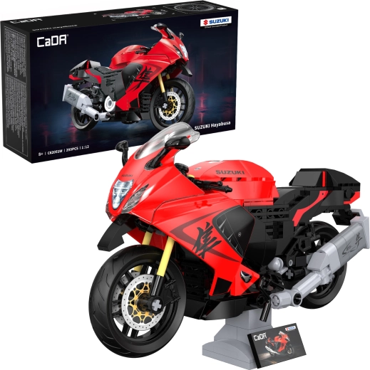 CaDA Suzuki Hayabusa kit de construcción de motocicleta 1:12 (299 piezas)