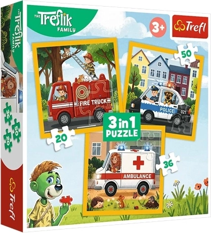 Puzzle infantiles 3 en 1 Sonrisas alegres
