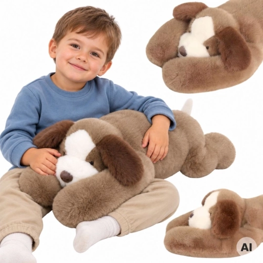 Perro de peluche sensorial con peso WOOPIE 1,5 kg
