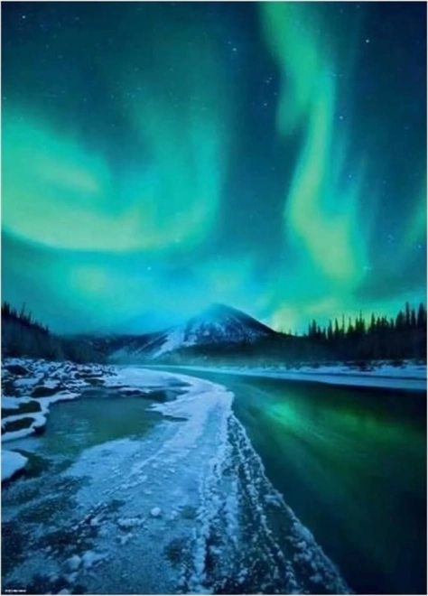 Puzzle Fuerza de la naturaleza: aurora polar 1000 piezas HEYE