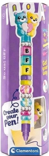Clementoni IDEA set creativo para fabricar un bolígrafo con mensaje BFF