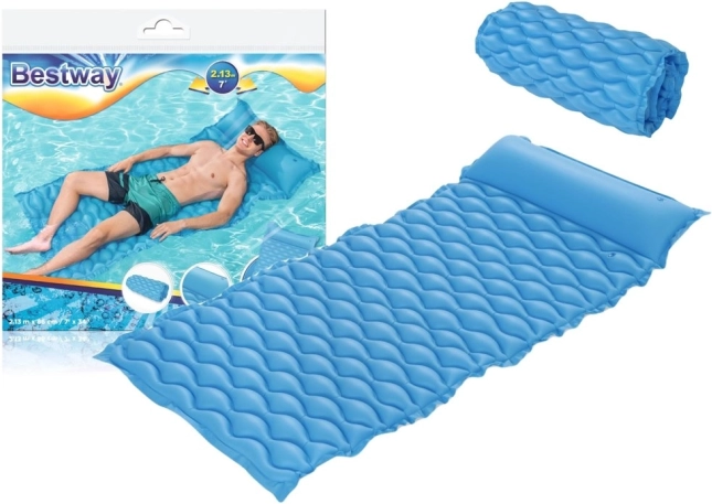 Colchoneta inflable para nadar BESTWAY, enrollable, 213 × 86 cm