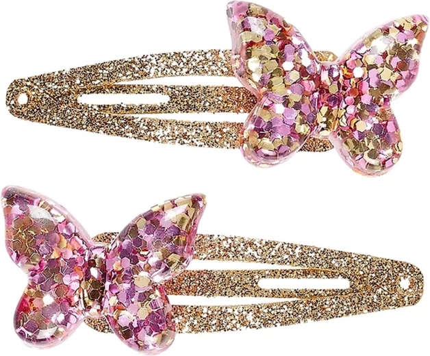 ¡Souza! pinzas para el cabello Wiep con mariposa, rosas - 2 uds.