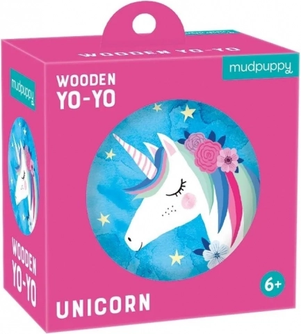Yo-yo de madera Unicornio de Mudpuppy