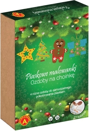 Alexander pintura con arena adornos navideños Hombre de jengibre