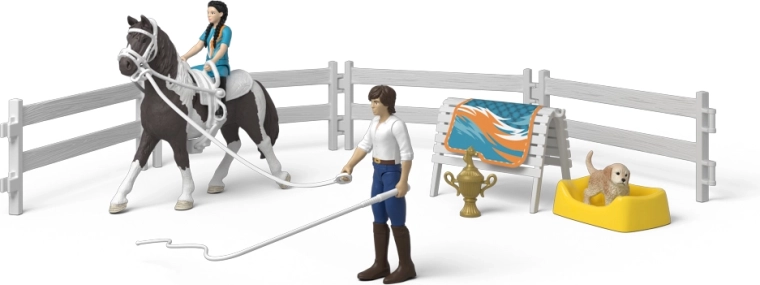 Schleich Horse Club conjunto de volteo de Kim