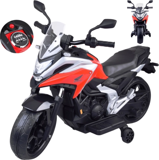 Motocicleta eléctrica infantil HONDA NC750X con batería y sonidos