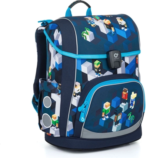 Cartera escolar ultraligera Topgal Aira pixelart